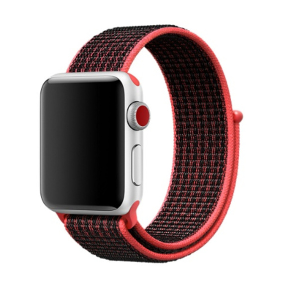 NEW PINK-BK Breathable Strap Loop For Apple Watch - Picture 1 of 4